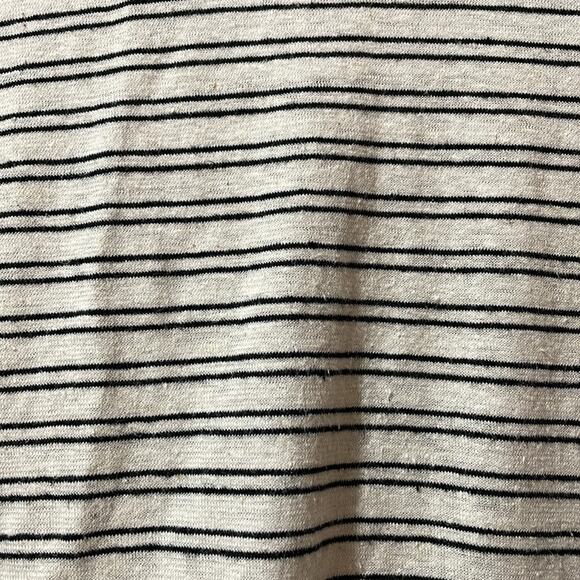 Nili Lotan Striped Long Sleeve Shirt Hemp and Organic Cotton Size XS - Picture 4 of 6